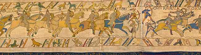 The Battle Of Hastings scene 1 - Bayeux Tapestry